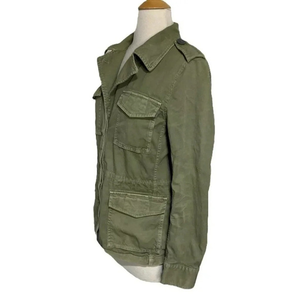 Madewell Women's S army green utility military jacket‎ Chore Coat - Picture 4 of 9